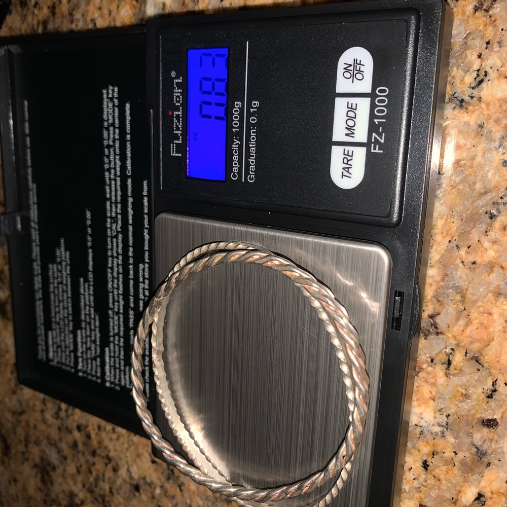 Sterling Silver Bangle Braclets